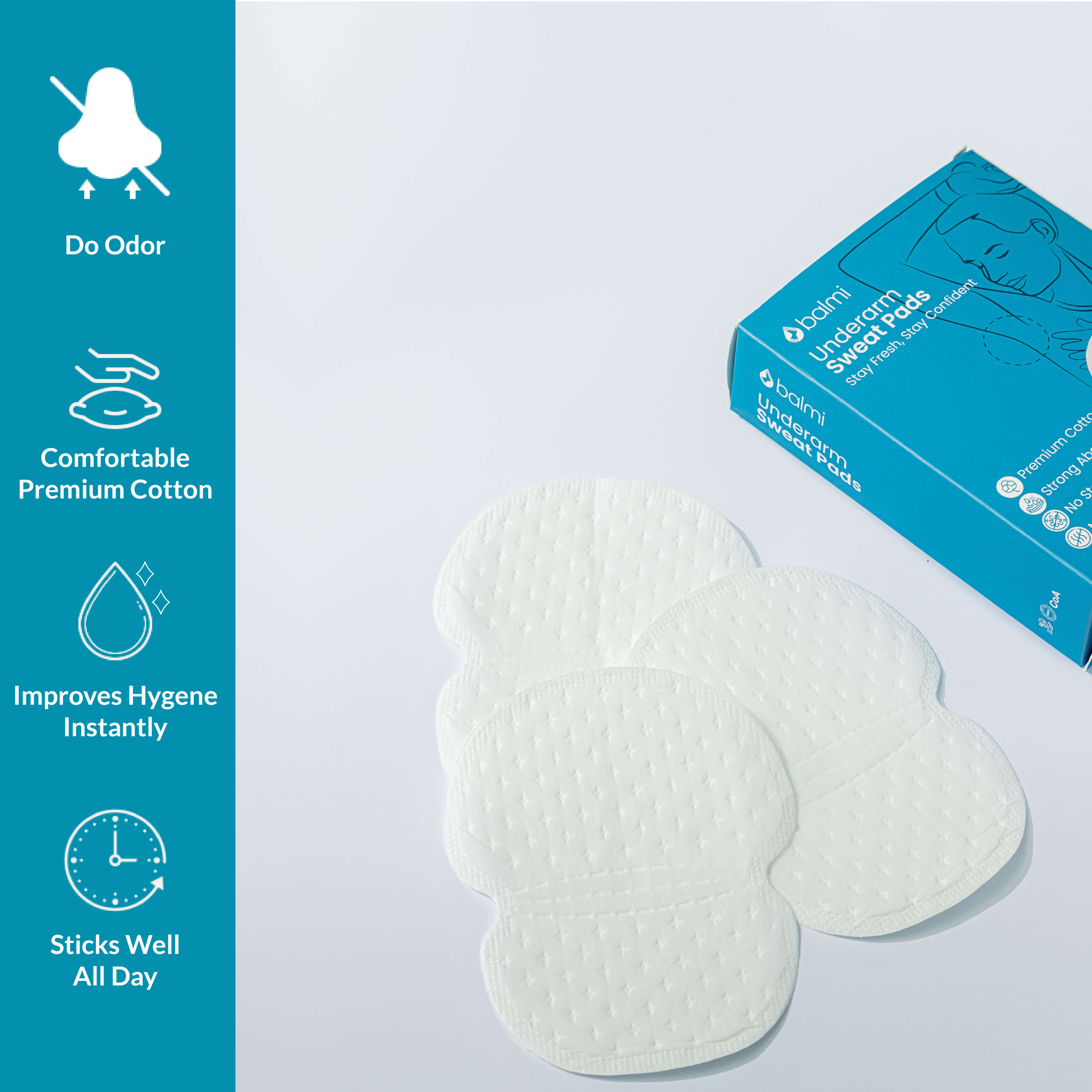 Balmi™ Underarm Sweat Pads