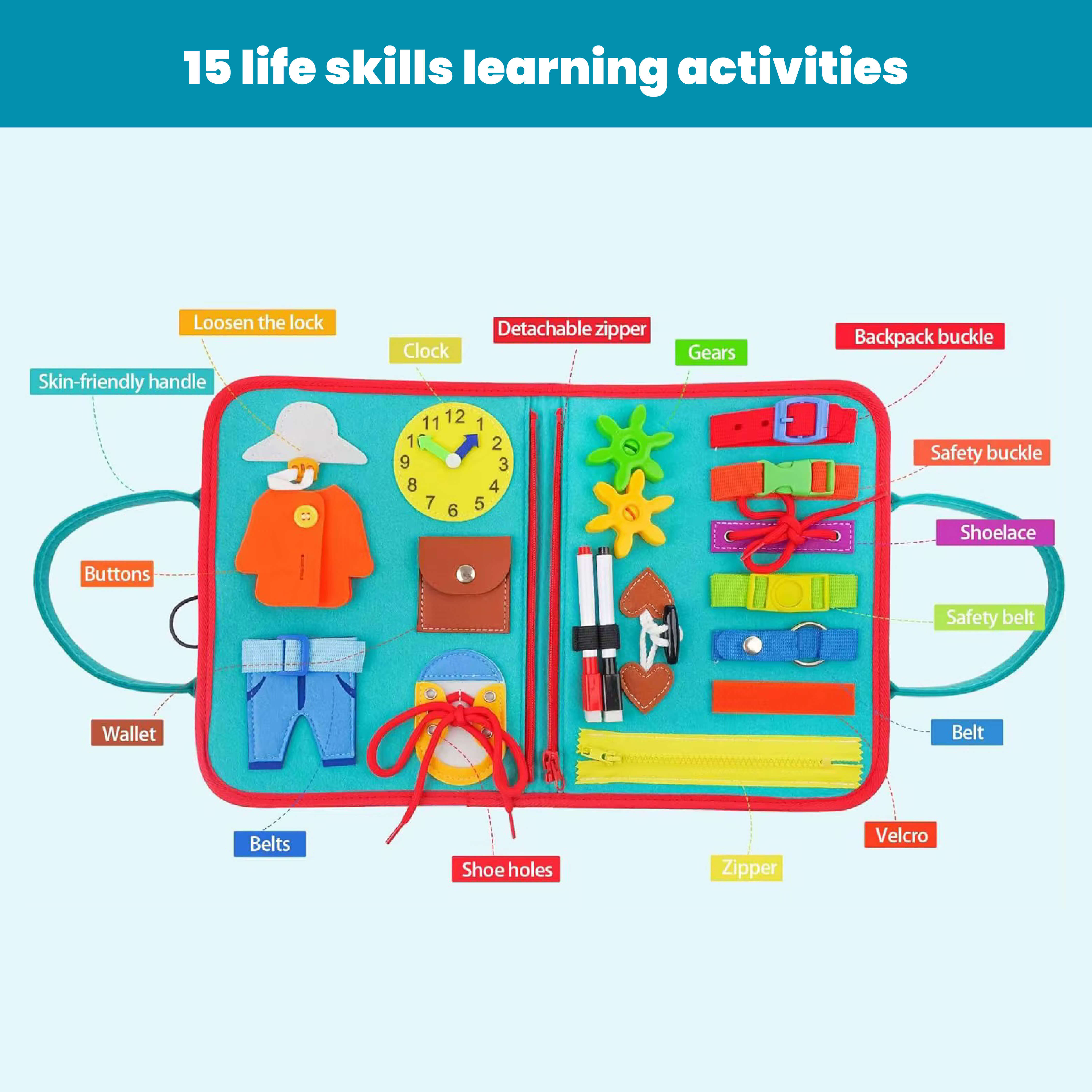Balmi™ Kids Busy Book