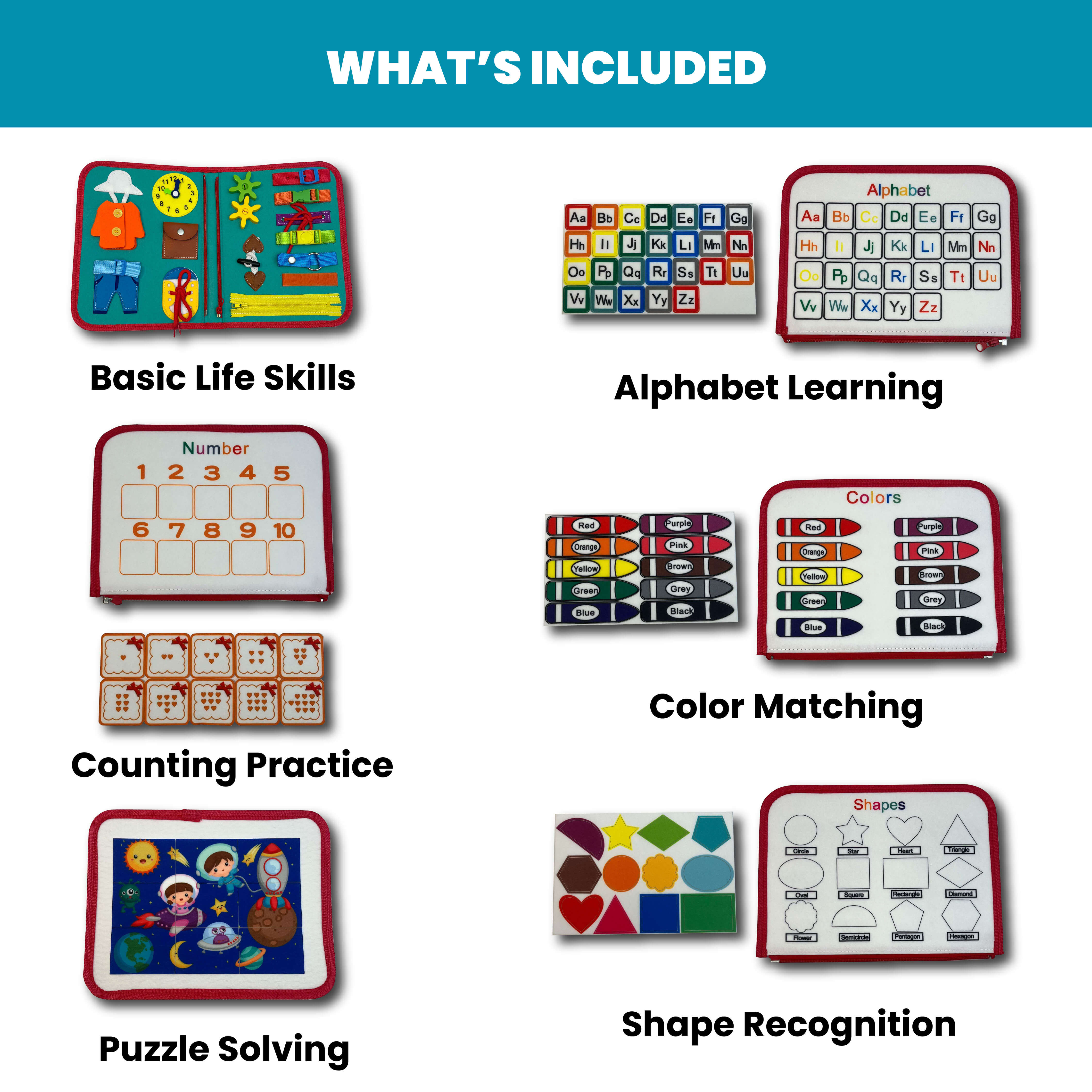 Balmi™ Kids Busy Book